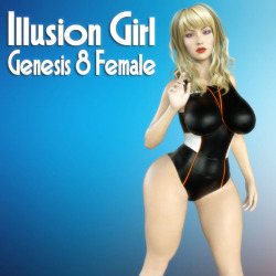  Illusion Girl Body shape is a Character preset for Genesis 8