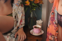 herdirtylittleheart:  Tea Time with Heart & Piper Photo