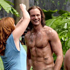 henricavyll:  Alexander Skarsgård behind the scenes of The Legend of Tarzan  