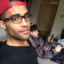 sweetnerd:  male models Jamahl Thompson and Connor Hill