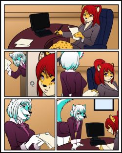 optimisisfurry:  [Lavenderpandy, Travaris Rhade] Close Quarters