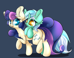 madacon:  “Maybe you could do some lyra and bon bon~? idk background