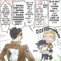 konekojita:  The true story of how Erwin got Levi into Survey