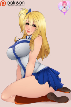  Finished comm Lucy Heartfilia from Fairy Tail :3All versions