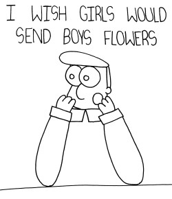 thecrazytowncomics:Boys Like Flowers Too