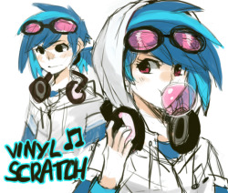 yellowfur:  ..uh raw design of a eventually vinyl scratch (dj