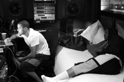 inspectah-deck:  Kendrick Lamar and J. Cole in the studio 
