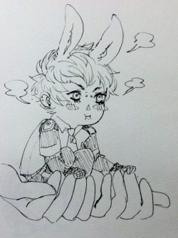 curlijam:  curlijam:  Bored in the library so I drew a tiny angry
