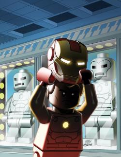 marvel-dc-art:  Avengers A.I. #4 Lego variant cover