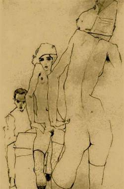 leggerezza-dell-essere:  _____ Egon Schiele ,1910 .
