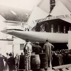 rickinmar: Enterprise being launched. 121 feet overall length,