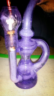 thedabgod710:  Dope mother fucking purple rain recycler from