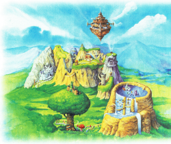 thevideogameartarchive:  Some amazing story artwork from Klonoa: