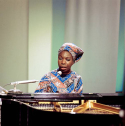 twixnmix:   Nina Simone performing on a TV show filmed at BBC