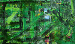 nomoniker:     undetermined  original triptych acrylic painting