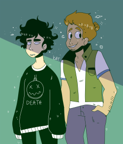 drawdroid:  ian and andrew   that shirt looks like its straight