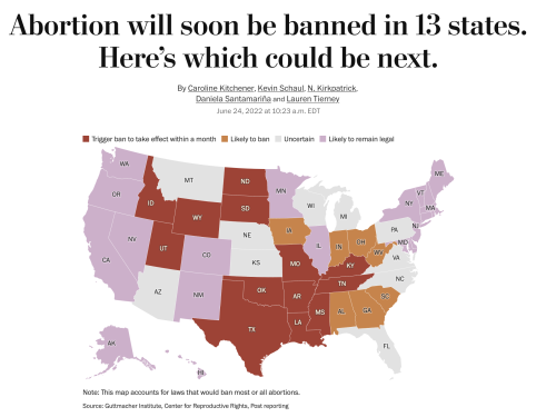 trianglart:[”Abortion will soon be banned in 13 states. Here’s