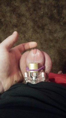 yourfreak187:My little cock in a cb-6000s 
