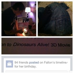Over 100 people said happy birthday, Michael bought me a jean