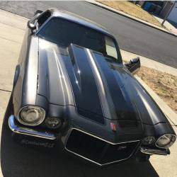 musclecarspics:  Pic by/Owner: @charleighz28  _ ‘72 Camaro