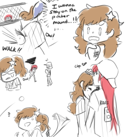 weissrabbit:  Big Windup crossover with Serra and Star because