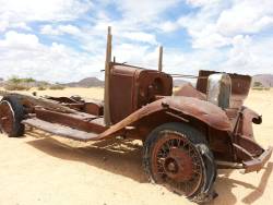 destroyed-and-abandoned:  Abandoned Car - Solitaire, Namibia.