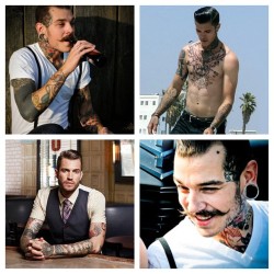 Happy Man Crush Monday to all the gorgeous tattooed rockabilly