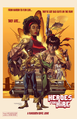 thehappysorceress:  Heroes for Hire by Khary Randolph and Emilio