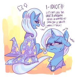 erraticjukebox:  Tsundere Trixie for a Sqrldude   I love tsunderes~