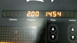 I’ll always strive to beat my time! Last time I ran two
