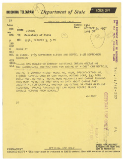 usnatarchives:  The Archivist of the United Stated presented