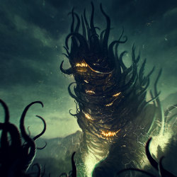 fhtagn-and-tentacles:  SHUB NIGGURATH by Borja Pindado 