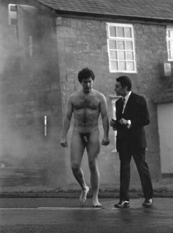 bizarrecelebnudes:  Rowland Rivron naked on the set of The Groovy