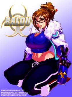 raldupreeart: [OVERWATCH] Mei by RalDu   finished this babe ;)