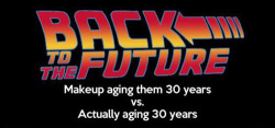 tastefullyoffensive:  ‘Back to the Future’ Makeup