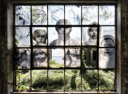 asylum-art:Unframed – JR  at  Ellis Island French artist