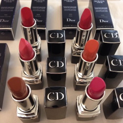secretbeautysociety:  NEW Spring 2015 Rouge Dior, Rouge Dior