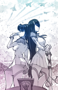 rtilrtil:  Shizune and Satsuki as world rulers. They’d make
