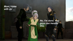 kuvirsass:  But let’s just talk about the fact that the Beifong’s