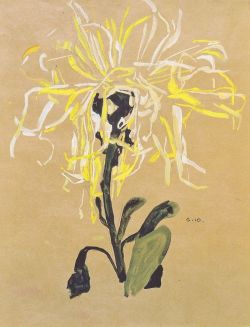 free-parking:  Egon Schiele, chrysanthemum paintings, 1910