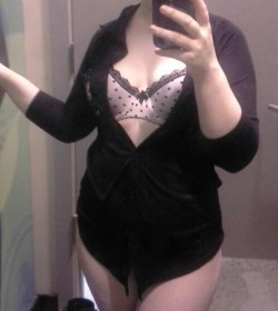 etherial-unicorn:  I was trying clothes on the other day and felt like this should go here.  Send your own cell pics to fyeahcellpics on Kik or Snapchat!