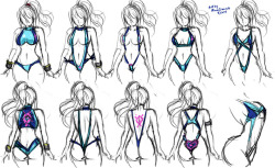 Here’s my swimsuit designs for Smash Beach #3 collab with @studiocutepet.
