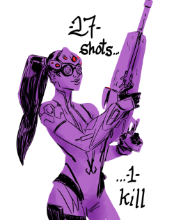 anderjak-creations: Daily Draw 20161217 - would-be widowmaker