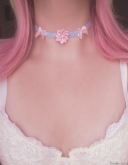 littlepinkkittenshop:  hotaru-taru:  ✿ Simple chokers I’ve