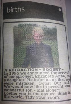 sispurrier:  The most incredible Birth Announcement you’ll