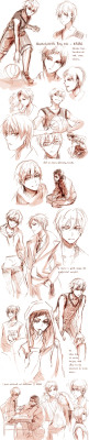 routasu:  And the Kurobasu stuff I drew in that last sketchbook.