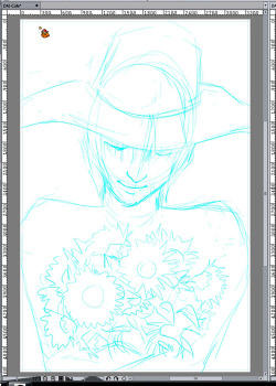 Almost done sketching the doujin page I’m working on, so