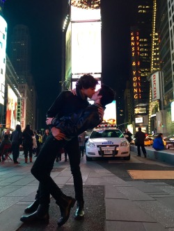 gay-teen-posts:  Times Square baby