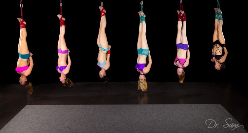 daddysfucktoys:  Suspension by Dr Sam radikaledward:  Six-Girl Inverted Suspension April 13th 2014 Photographer: Dr Sam Rigger Riggers: Dr Sam Rigger, Ravix, and Kenny Craven Models (from left to right): Brittny Alexander, Butter Jelly, myself, Sparkie