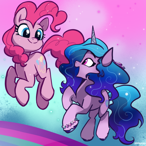 pfeffaroo:Ponies of a feather bounce bounce bounce together 🎈